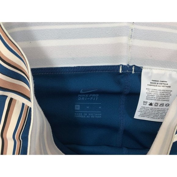 Nike Pro Dri Fit Compression Tights‎ Pants (Women's Medium) Teal Blue - Picture 10 of 13